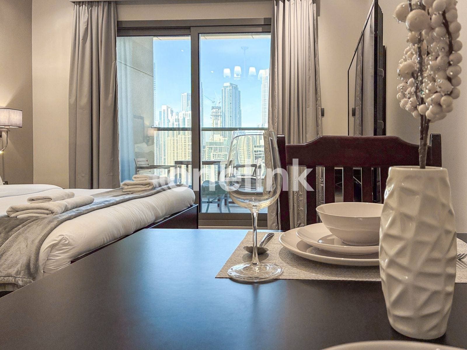 Burj Khalifa View | Studio for Rent | Furnished | Prime Location  — photo 3